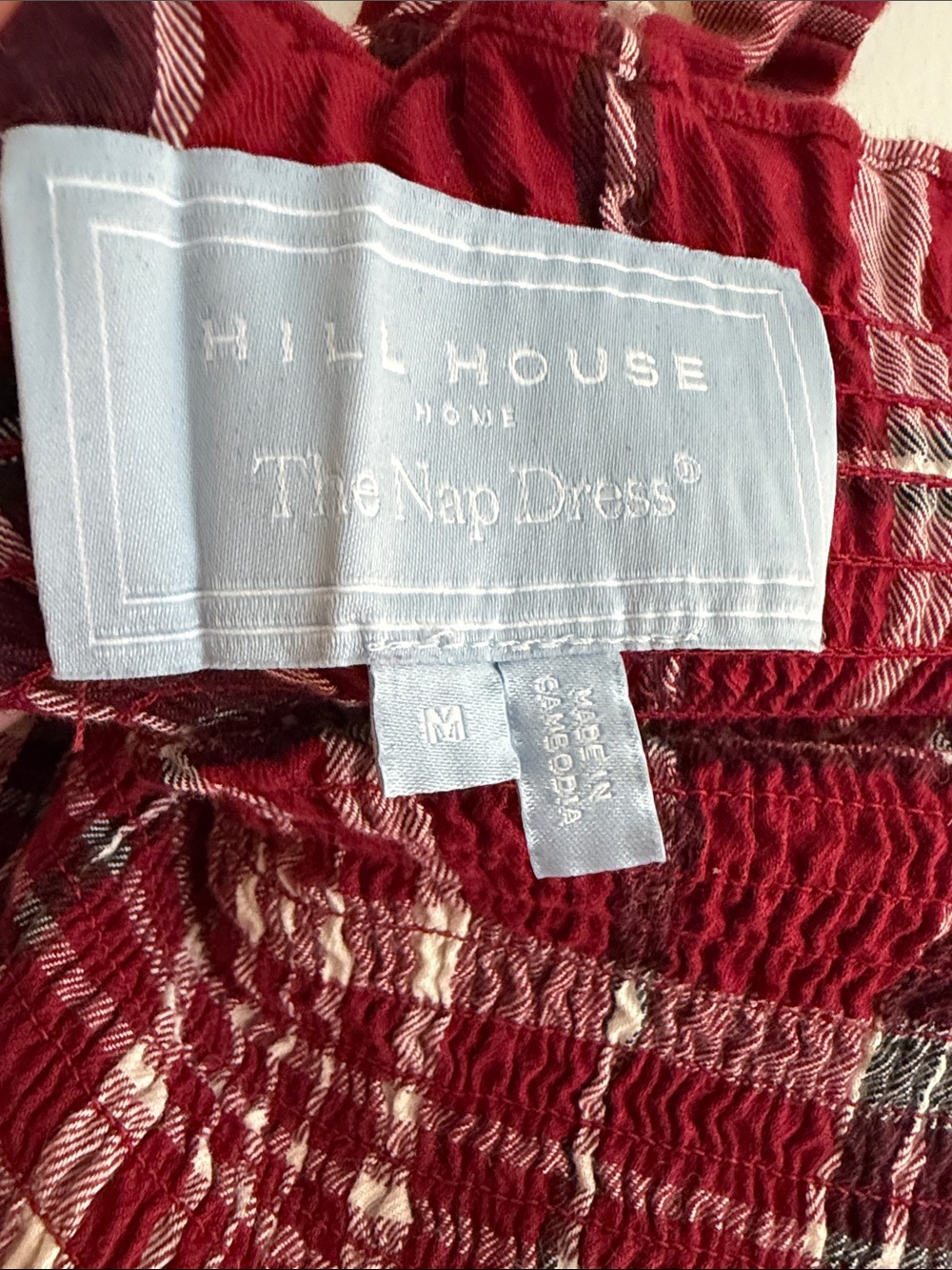 Hill House Ellie Nap Dress in Red, Black, and White Plaid - Picture 2 of 4